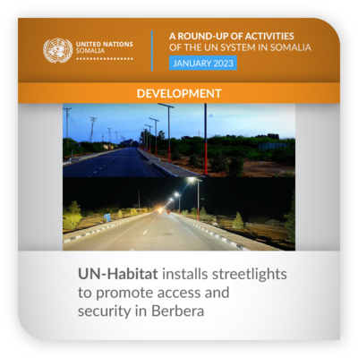 A round-up of activities of the UN system in Somalia in January 2023