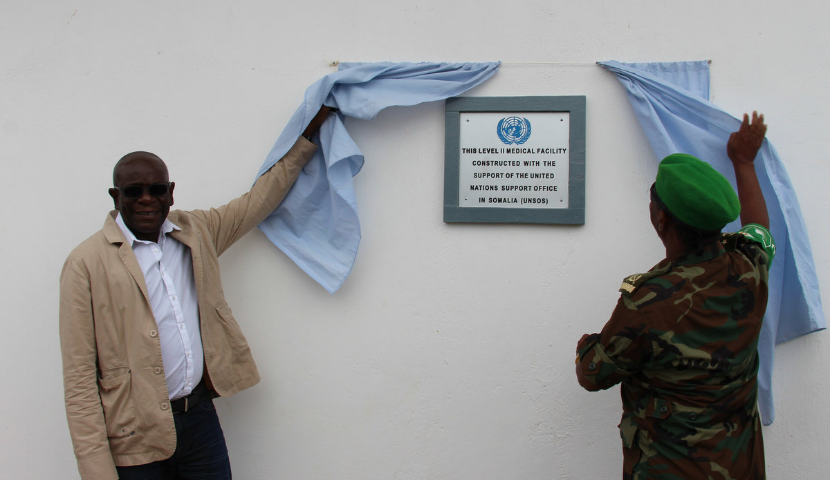 United Nations Support Office In Somalia Constructs Fully Equipped ...