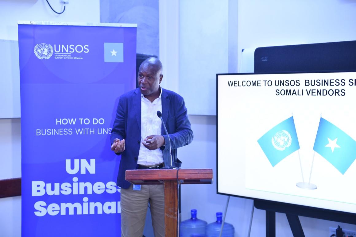 UNSOS trains Somali women entrepreneurs on doing business with the UN 